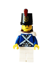 LEGO Bluecoat Soldier 1 - Smile minifigure