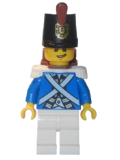 LEGO Bluecoat Soldier 3 - Lopsided Grin minifigure