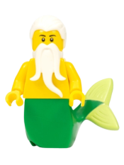 LEGO Merman - Green Tail minifigure
