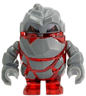 LEGO Rock Monster - Meltrox (Trans-Red) minifigure