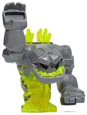 LEGO Geolix with 3 Crystals on Back (Rock Monster) minifigure