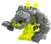 LEGO Geolix with 2 Crystals on Back (Rock Monster) minifigure