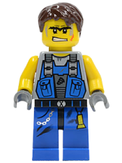 LEGO Power Miner - Orange Scar, Hair minifigure