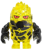 LEGO Rock Monster - Combustix (Trans-Yellow) minifigure