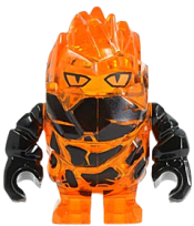 LEGO Rock Monster - Firax  (Trans-Orange) minifigure