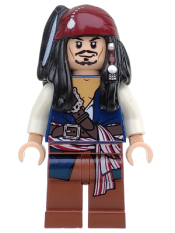 LEGO Captain Jack Sparrow minifigure