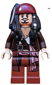 LEGO Captain Jack Sparrow with Jacket minifigure