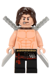 LEGO Dastan - Shirtless, Scabbard minifigure