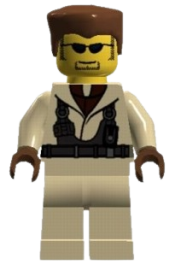 LEGO Hot Rod Driver Tan set