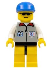 LEGO Coast Guard 1 - Yellow Legs, Blue Cap minifigure