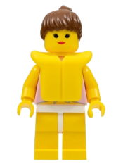 LEGO Res-Q - Female Lifeguard, Life Jacket minifigure