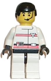 LEGO Res-Q 3 - Black Male Hair minifigure