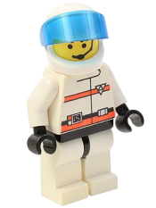 LEGO Res-Q 3 - Helmet with Trans-Dark Blue Visor minifigure