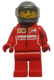 LEGO Scuderia Ferrari F14 T Driver minifigure