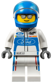 LEGO 2016 Ford GT Driver minifigure