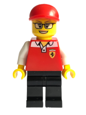 LEGO Ferrari Race Marshal minifigure