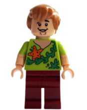 LEGO Shaggy Rogers - Seaweed and Starfish Shirt minifigure