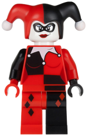 LEGO Harley Quinn - Black and Red Hands minifigure