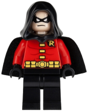 LEGO Robin - Black Cape and Hood minifigure