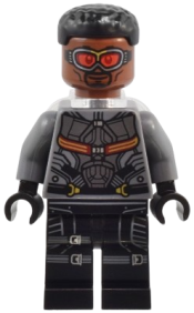 LEGO Falcon - Dark Bluish Gray and Black Suit, Printed Legs set