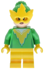 LEGO Electro - Bright Green Torso and Hair, Yellow Mask and Medium Legs set