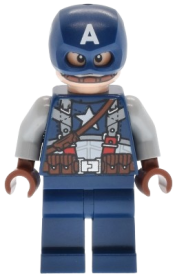 LEGO Captain America - Dark Blue Suit with Strap set