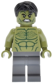 LEGO Hulk - Minifigure, Dark Bluish Gray Legs set