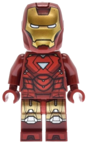 LEGO Iron Man - Mark 6 Armor, Large Helmet Visor, Light Nougat Head set