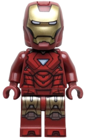 LEGO Iron Man - Mark 6 Armor, Large Helmet Visor, Trans-Light Blue Head set