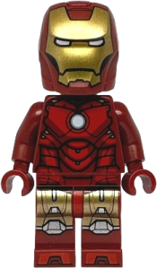 LEGO Iron Man - Mark 4 Armor, Large Helmet Visor, Light Nougat Head set