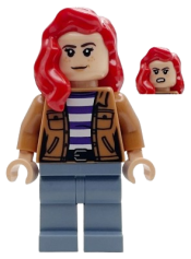 LEGO Mary Jane - Medium Nougat Jacket, Red Hair set