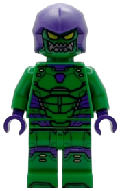 LEGO Green Goblin - Green Outfit, Dark Purple Hood set