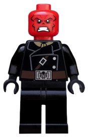 LEGO Red Skull - Dark Brown Belt minifigure