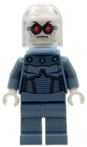 LEGO Mr. Freeze - Sand Blue Outfit, Bright Light Blue Air Tanks set
