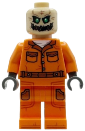LEGO Scarecrow - No Hat, Prison Jumpsuit, Side Pockets set