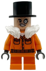 LEGO The Penguin - Prison Jumpsuit, Side Pockets, Light Nougat Head set
