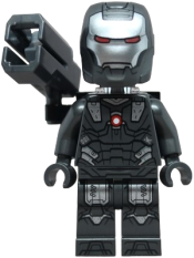LEGO War Machine - Pearl Dark Gray and Silver Armor with Neck Bracket, Ingot, Plate with Clip and Shooter set