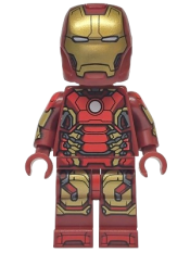 LEGO Iron Man - Mark 43 Armor, Light Nougat Head, Printed Arms set