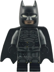 LEGO Batman - Dark Bluish Gray Suit, Cowl with White Eyes, Black Boots set