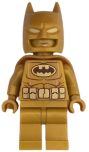 LEGO Batman - Pearl Gold Suit, Flexible Rubber Cape set