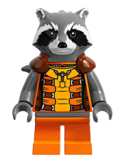 LEGO Rocket Raccoon - Orange Outfit minifigure
