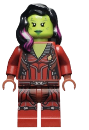 LEGO Gamora, Dark Red Suit minifigure