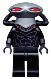 LEGO Black Manta, Flat Silver Helmet minifigure