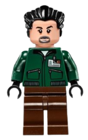 LEGO Lexcorp Henchman 2 - Dark Brown Legs minifigure