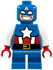 LEGO Captain America - Short Legs minifigure