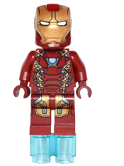 LEGO Iron Man Mark 46 Armor - Partial Circle on Chest minifigure