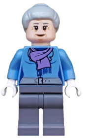 LEGO Aunt May - Medium Lavender Scarf minifigure