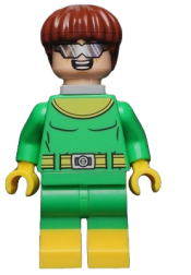 LEGO Dr. Octopus (Otto Octavius)/ Doc Ock, Bright Green and Yellow Suit minifigure