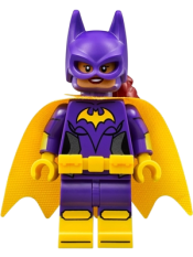 LEGO Batgirl, Yellow Cape, Dual Sided Head with Smile/Annoyed Pattern minifigure