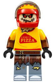 LEGO Scarecrow, Pizza Delivery Outfit minifigure